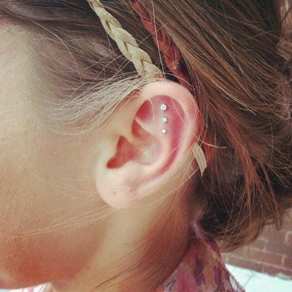30 exemples de piercing d'oreille tragus