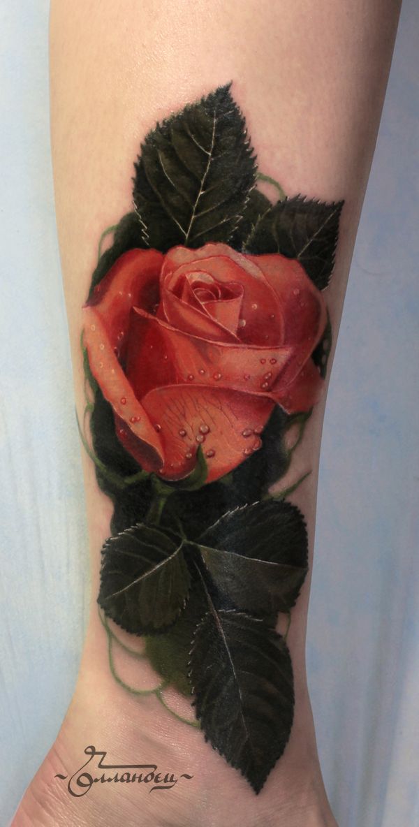 Top 40 tatouages ​​de rose accrocheur