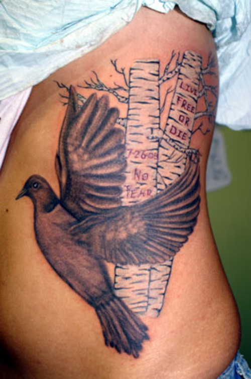 40 tatouages ​​de colombes mignonnes pour hommes et femmes