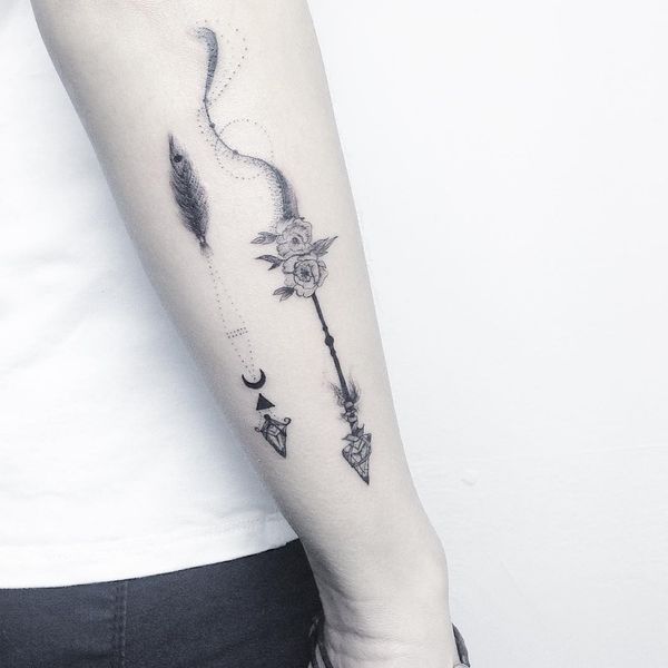 Idées de conception de tatouage Dotwork