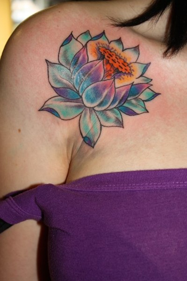 40 conceptions de tatouage de lotus fantastiques pour les filles