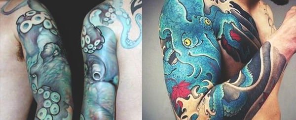Meilleur 125 tatouages ​​de poulpe pour 2018