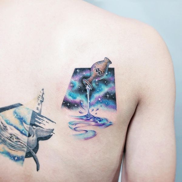 Conceptions étonnantes de tatouage Aquarius avec des significations