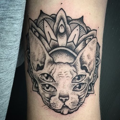 Sphynx Dessins de tatouage de chat 2018