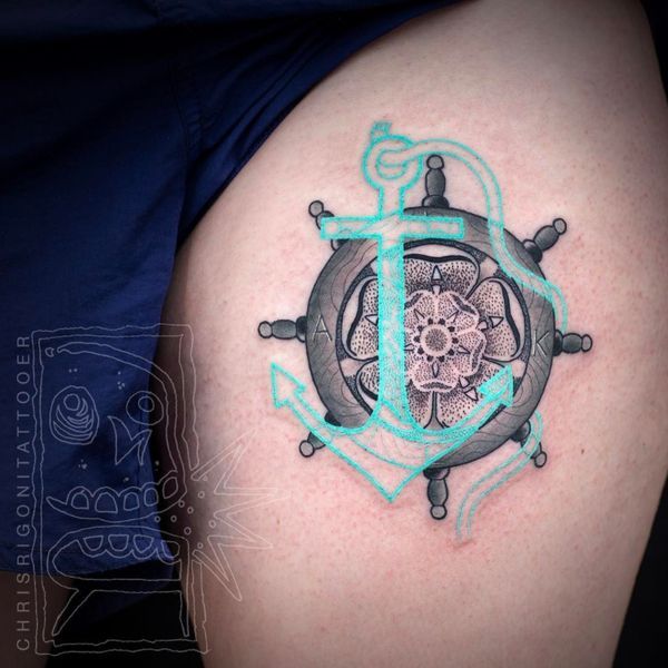 Conceptions de tatouage d'ancrage avec des significations profondes