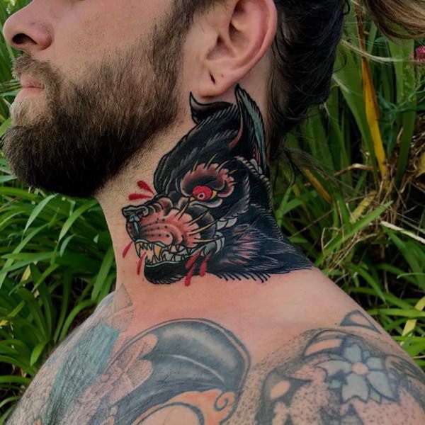 Meilleur 125 conceptions de tatouage de cou supérieur cette année