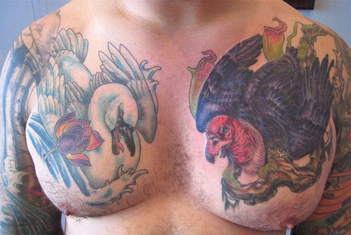 Idées étonnantes de conception de tatouage de cygne