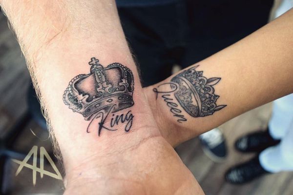 Tatouages ​​du roi et de la reine