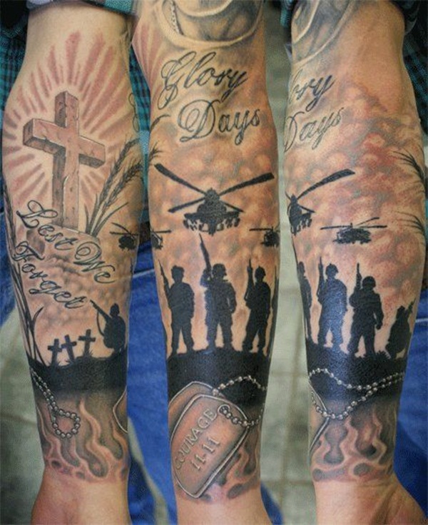 40 conceptions de tatouage de l'armée pour les hommes