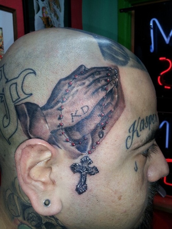 40 tatouages ​​de prière extraordinaires à la main