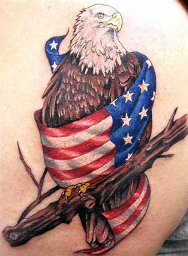 35 tatouages ​​et conceptions de drapeau américain