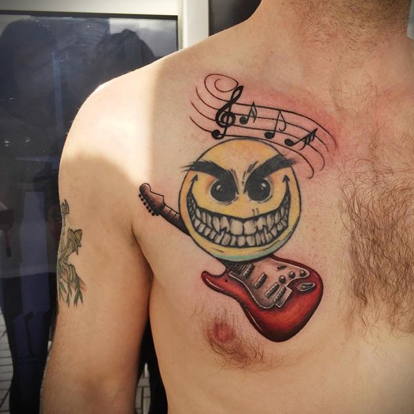 Meilleur 110 super collection de tatouage de musique pour tout le monde