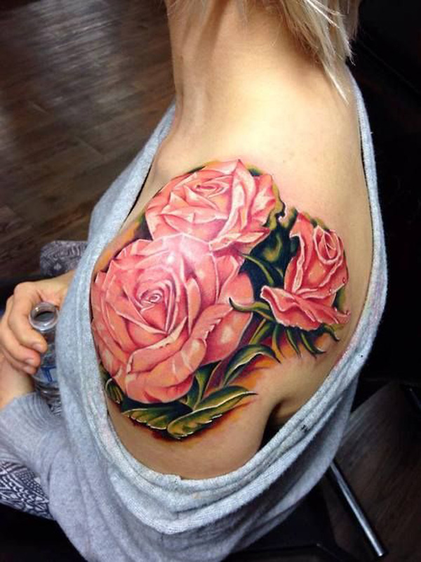 40 tatouages ​​de rose accrocheur