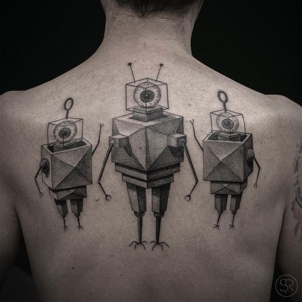 Conceptions de tatouage biomécaniques cool