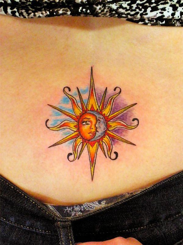 Meilleur 175 tatouages ​​de soleil à couper le souffle