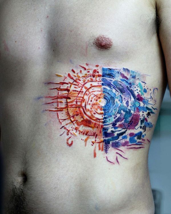 Conceptions de tatouage de nervure pour des hommes et des femmes