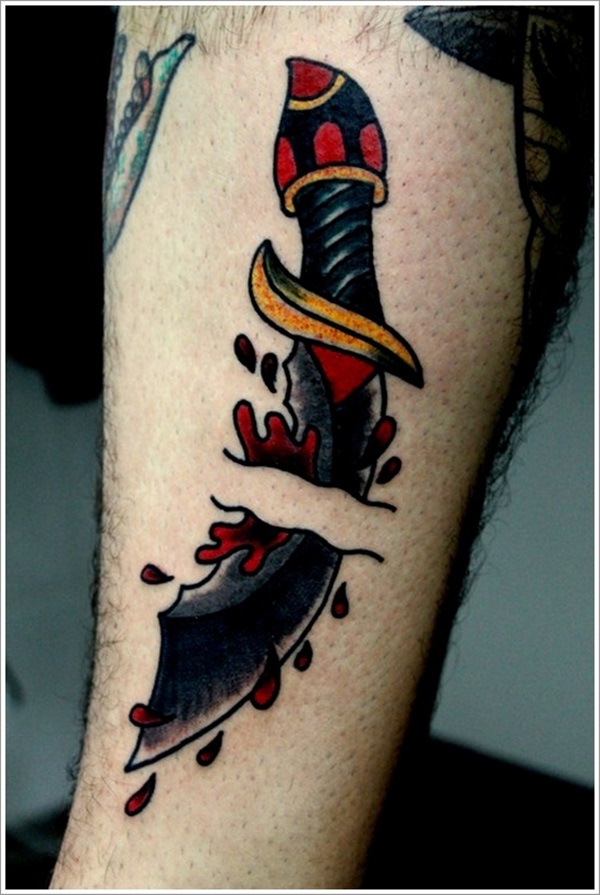 Idées de tatouage de dague et significations
