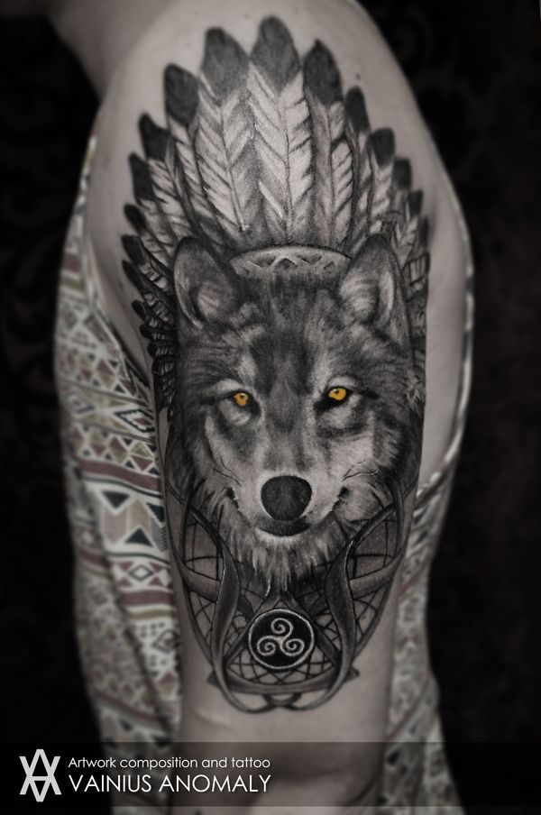 Dessins de tatouage de loup pour les hommes et les femmes