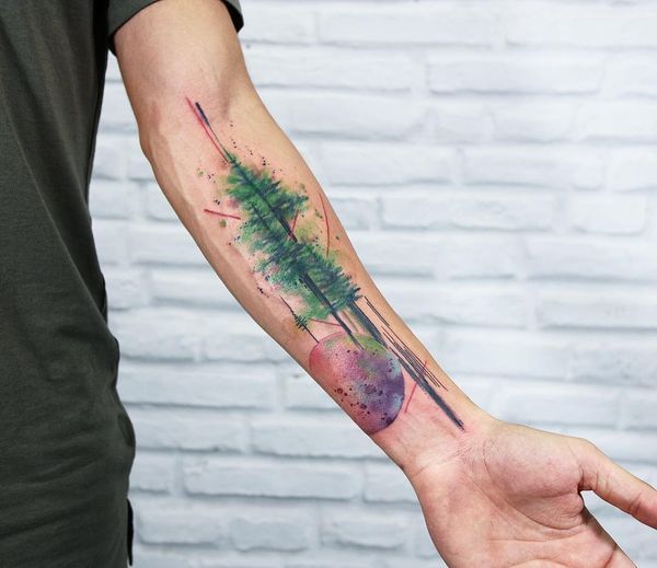 Belles conceptions de tatouages ​​d'arbres