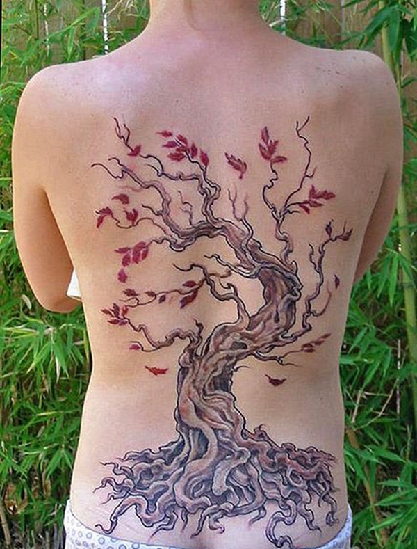 Le meilleur 50 conceptions attrayantes de tatouage d'arbre