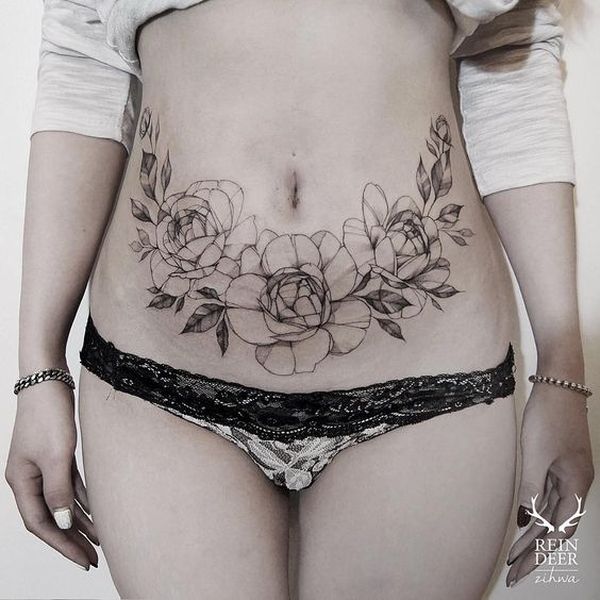 Les meilleures conceptions de tatouage d'estomac