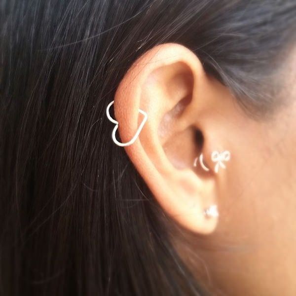 30 exemples de piercing d'oreille tragus