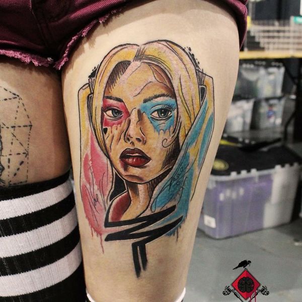 Great Harley Quinn tatouage pour les vrais fans