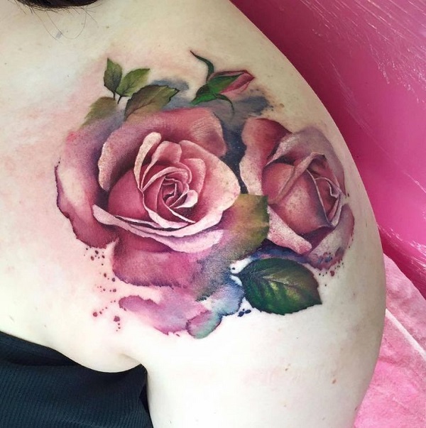 40 tatouages ​​de rose accrocheur