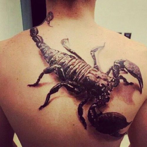 Idées impressionnantes de tatouage de scorpion 3D