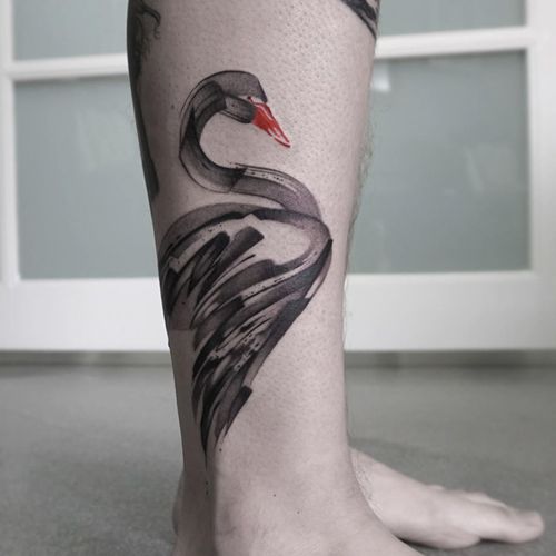 Idées étonnantes de conception de tatouage de cygne