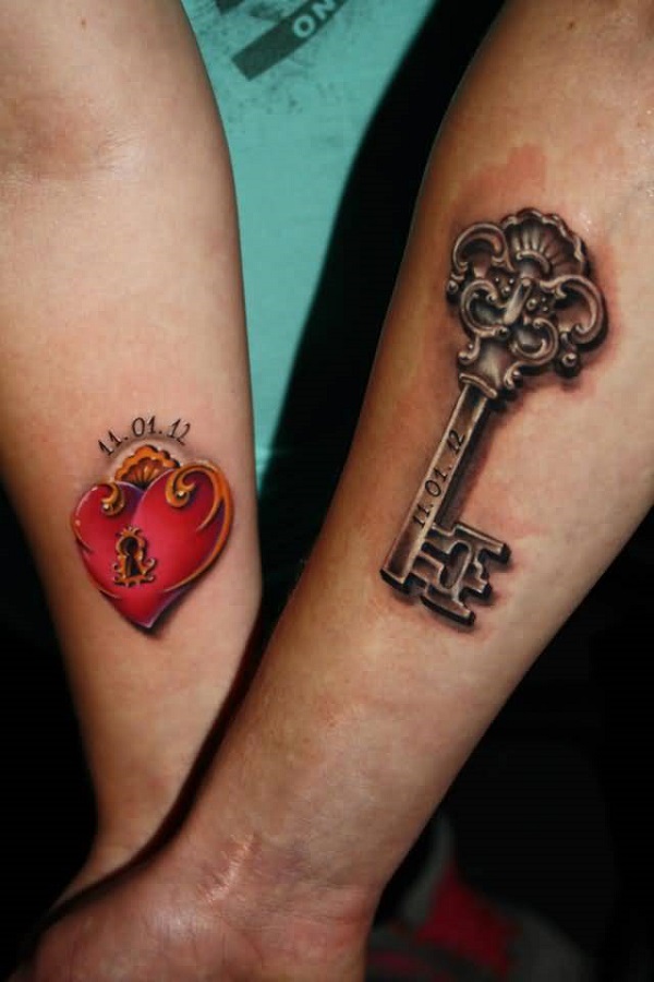 35 serrures significatives et clés de tatouages