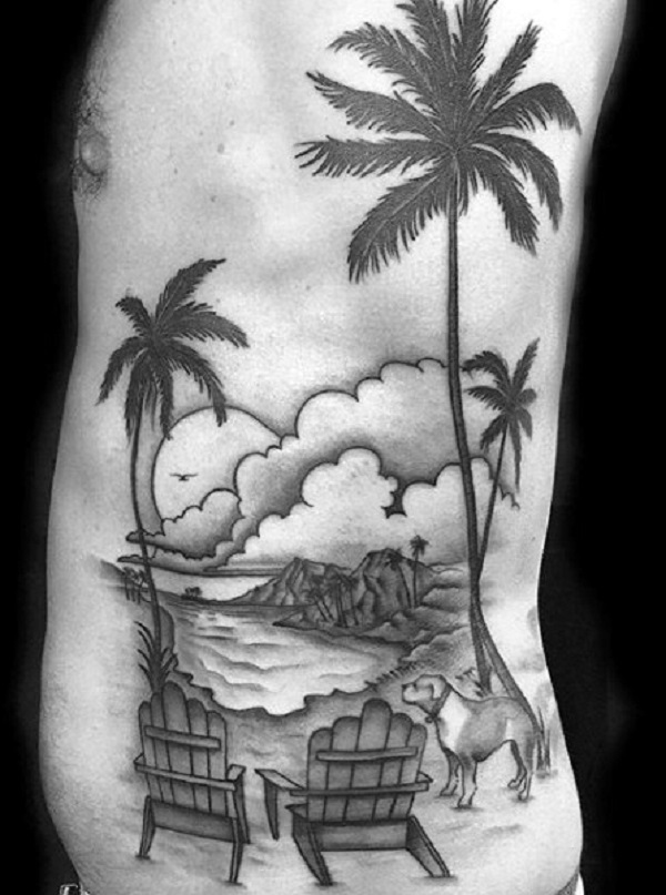 60 tatouages ​​impressionnants de plage