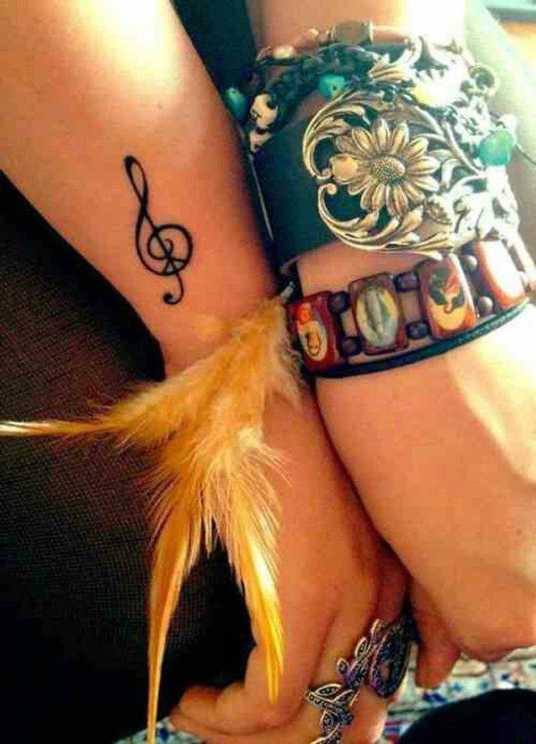 Meilleur 110 super collection de tatouage de musique pour tout le monde