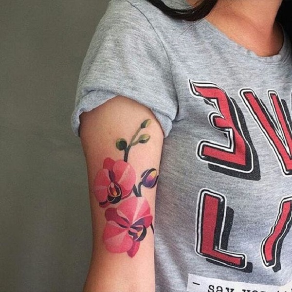 50+ idées de tatouage d'orchidée
