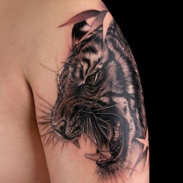 60 tatouages ​​de tigre brillants vous devez voir