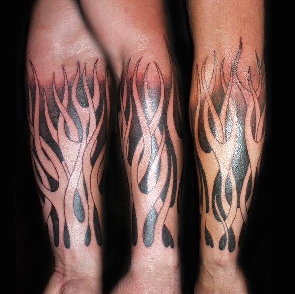 Flammes et idées de tatouages ​​de feu