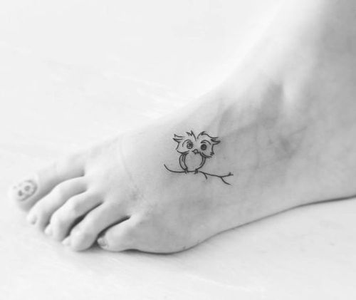 39 tatouages ​​fantastiques de petits hiboux