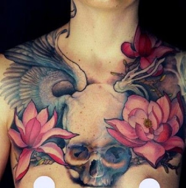 80 tatouages ​​de crâne effrayants et significatifs