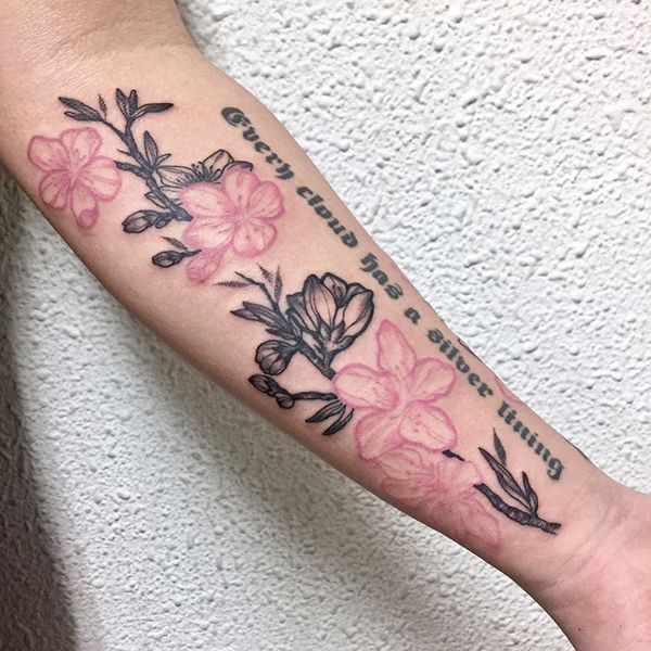 Cherry Blossom Tree Tattoo Signification et conceps
