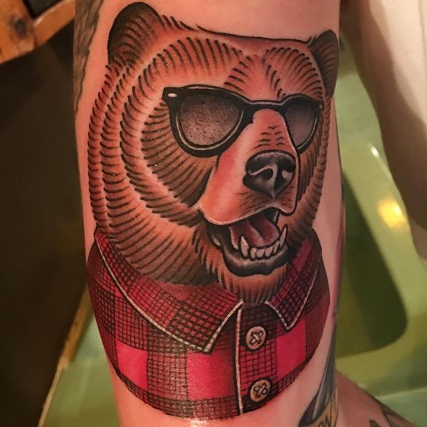 Conceptions de tatouage de grand ours