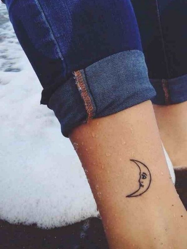 51 idées de tatouages ​​de lune