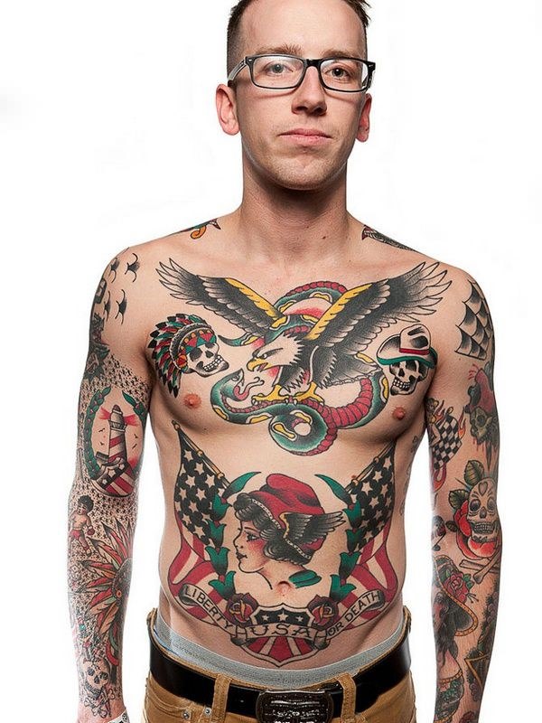 Meilleur 155 + tatouages ​​manchon Kick-ass pour les hommes et les femmes