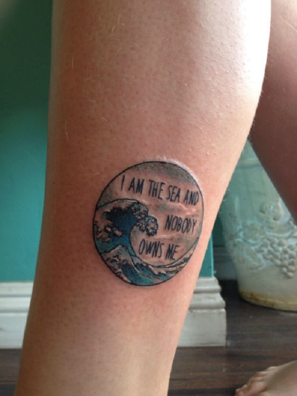 35 idées de conception de tatouage de vague