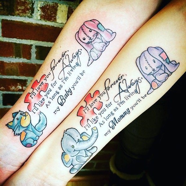 Meilleur 125 idées de conception de tatouage fille mère populaire