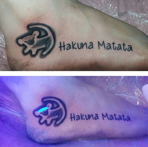 Tatouages ​​du Roi Lion et Tatouages ​​de Hakuna Matata