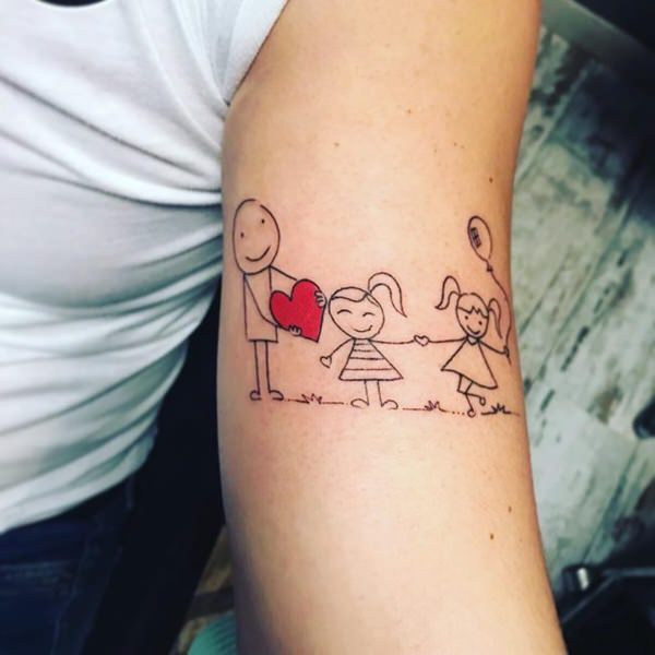 Meilleur 110 meilleurs dessins de tatouage de famille cette année