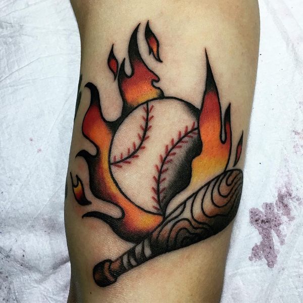 Concepts cool de tatouages ​​de baseball