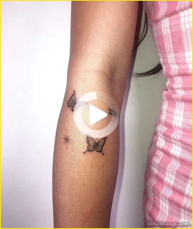 Tatouages sur les femmes - petits tatouages partout