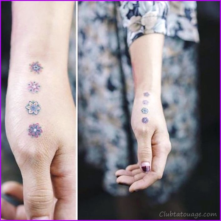 Les plus beaux petits tatouages sur le poignet