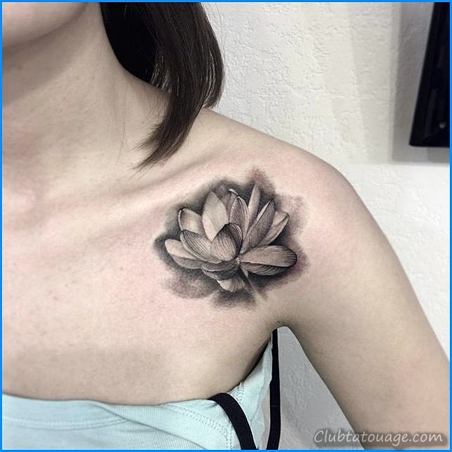 Tatouages de fleurs de lotus sur les bras